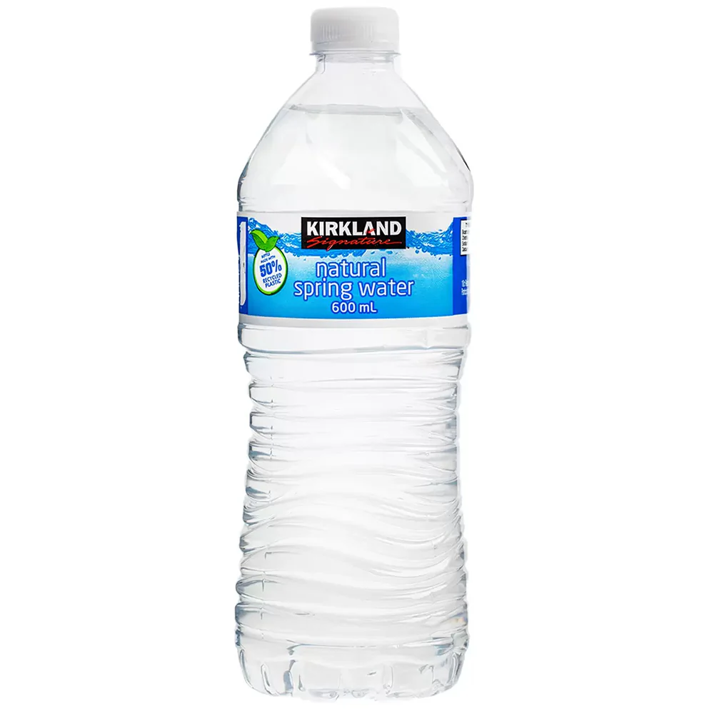 Kirkland Natural Spring Water - 30 x 600ml Bottles - Image 2