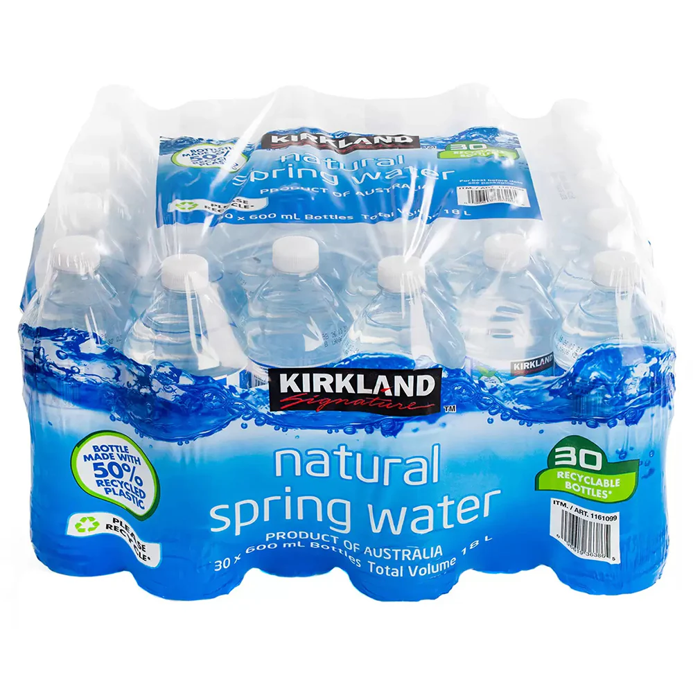 Kirkland Natural Spring Water - 30 x 600ml Bottles - Image 3