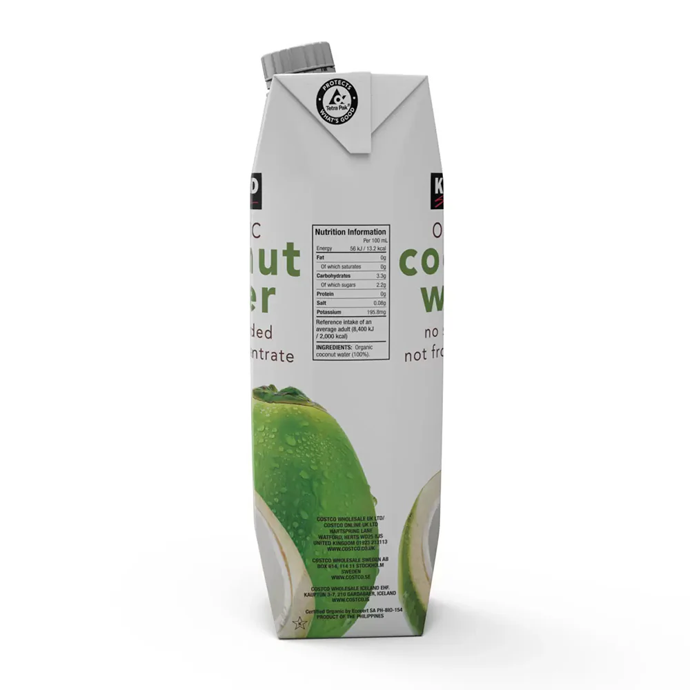 Kirkland Organic Coconut Water - 1L - Image 3