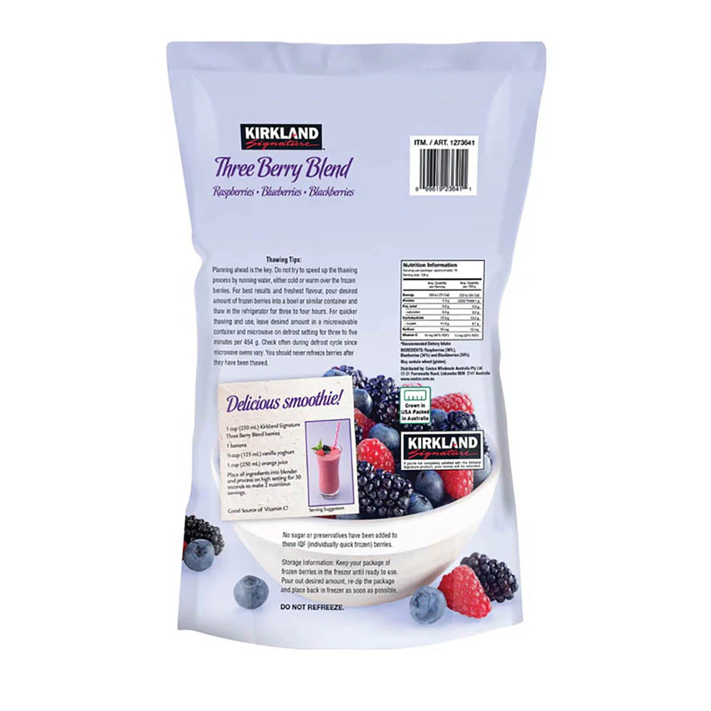 Kirkland Three Berry Blend - 2kg - Image 3
