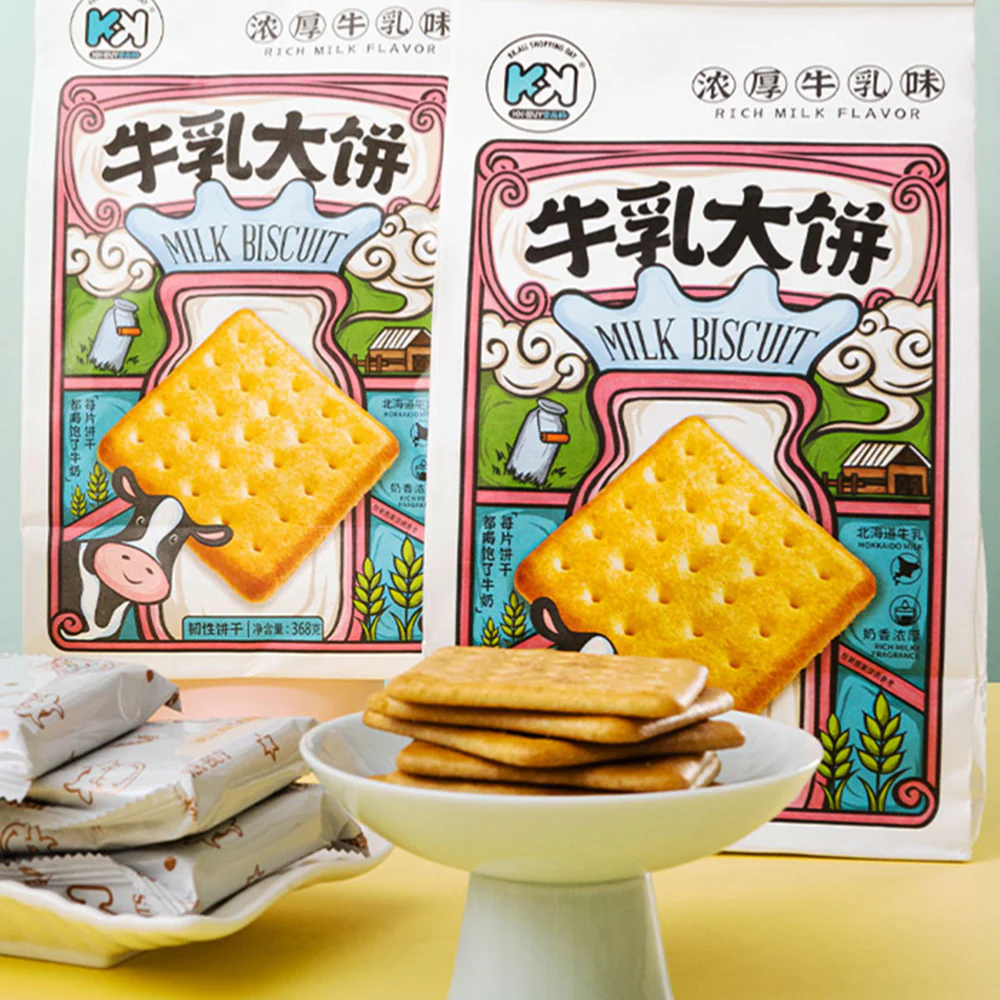 KK Rich Milk Flavor Biscuits - 368g - Image 2