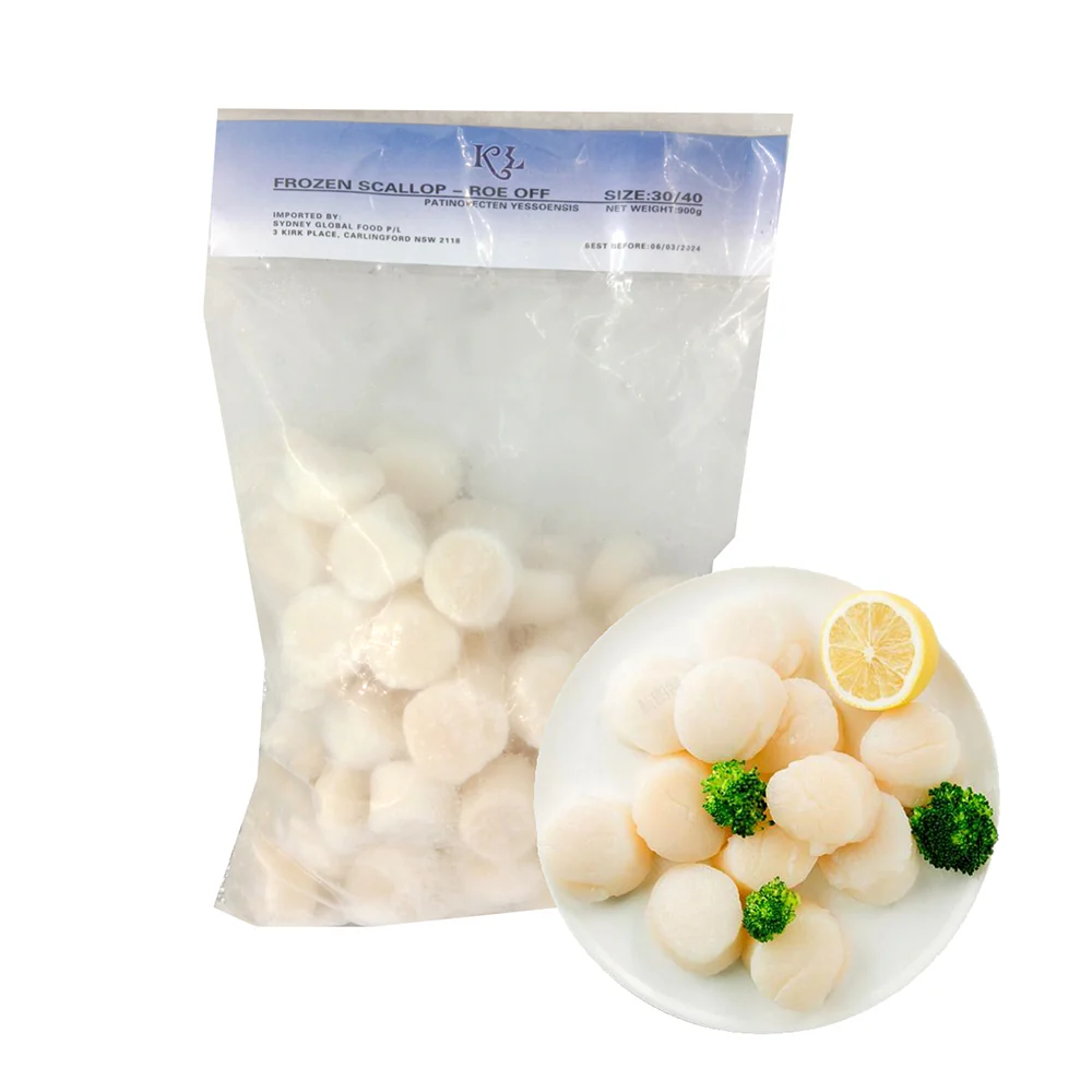 KL Frozen Scallop Meat 30/40 - 900g