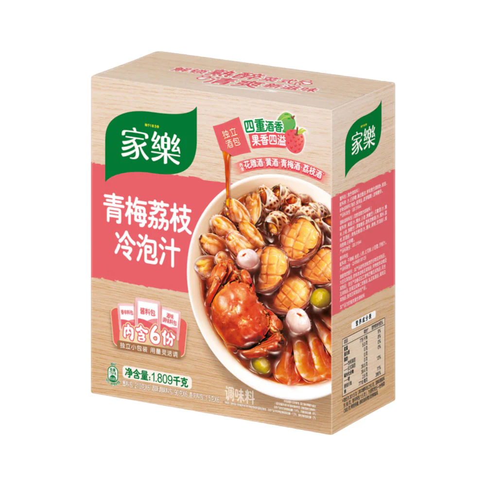 Knorr Green Plum & Lychee Cold Marinade 301.5g x 6 Bottles – Limited Import