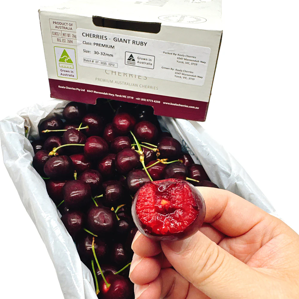 Koala Cherries Gift Box 30-32mm - 2kg - Image 2