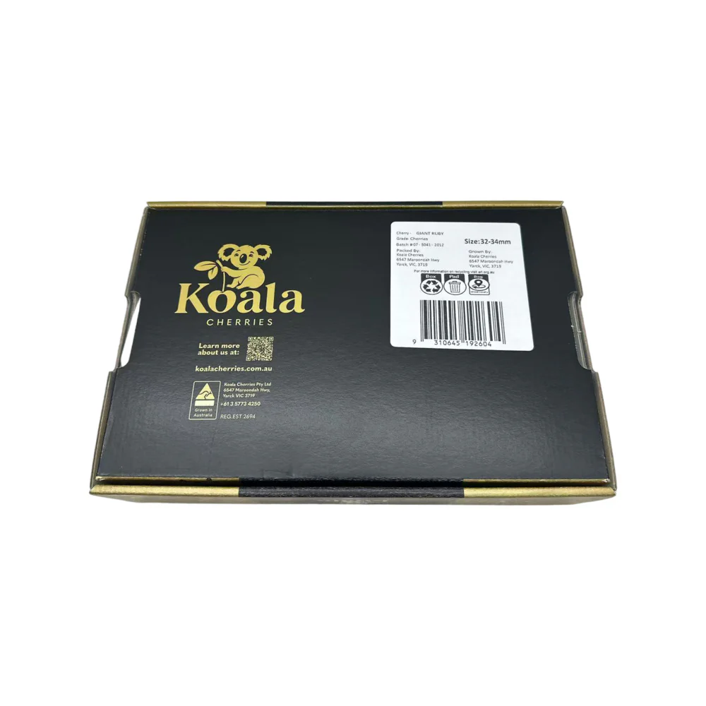 Koala Cherries Premium Gift Box 32–34mm – 1kg - Image 5