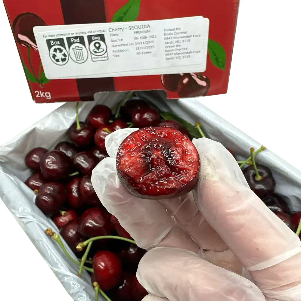 Koala Cherries Sequoia Premium Australian Cherries 30–32mm Gift Box - 2kg - Image 5