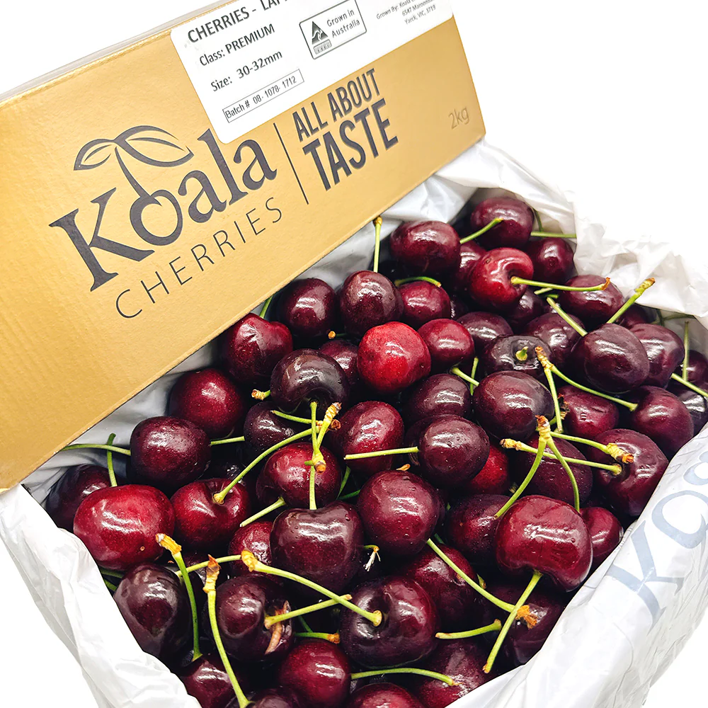 Koala Premium Cherries Gift Box 30-32mm - 2kg - Image 3