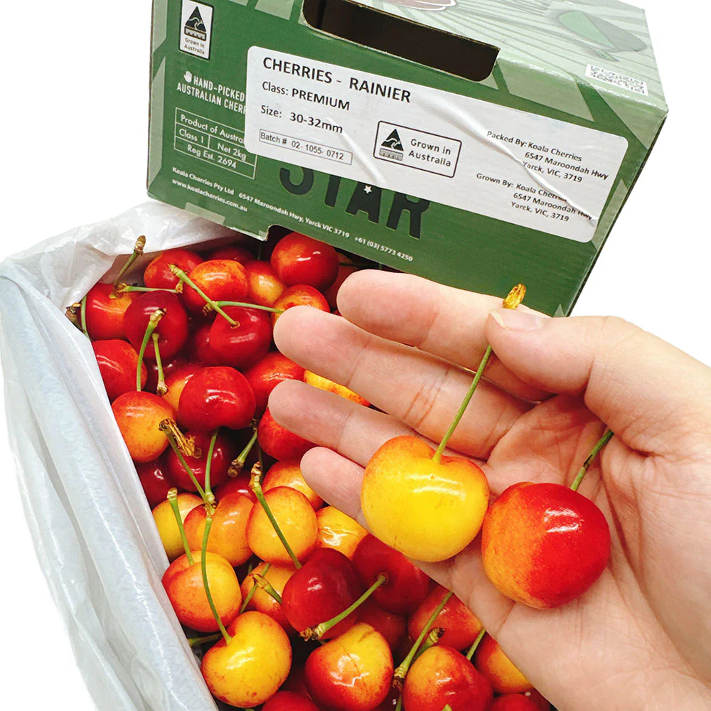 Koala White Cherries Gift Box - 2kg - Image 3