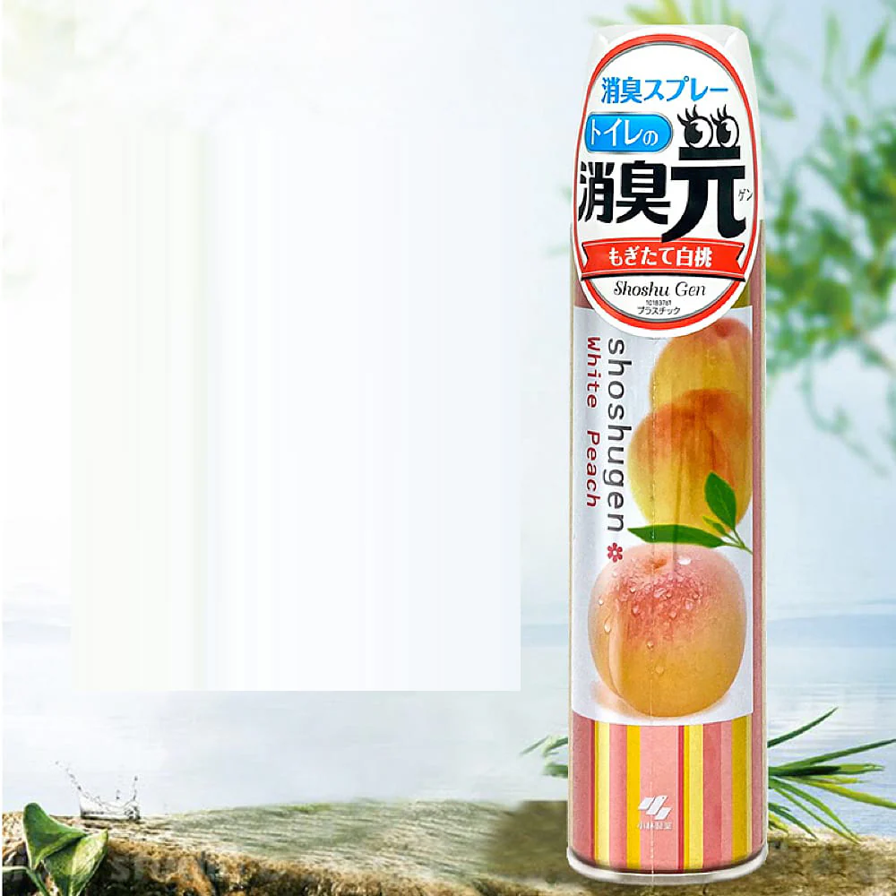 Kobayashi Shoshugen Deodorizing Spray - White Peach Scent, 280ml - Image 2