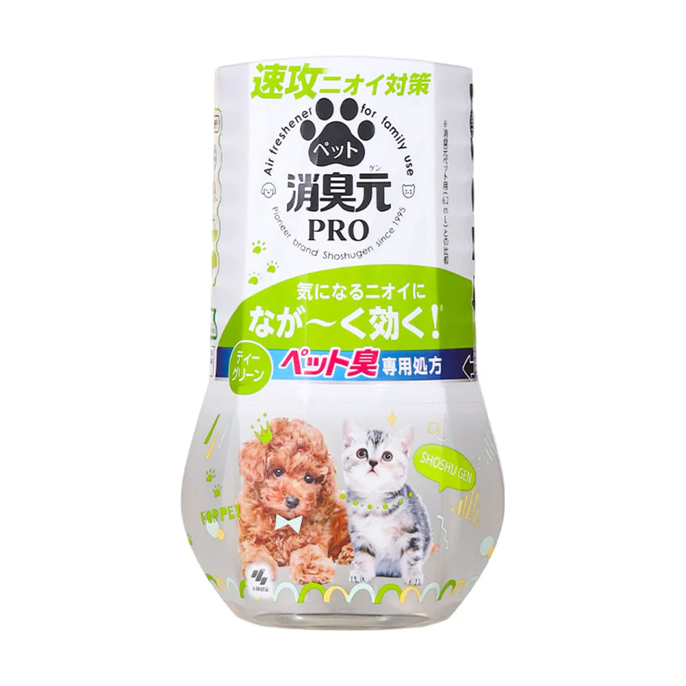 Kobayashi Shoshugen PRO Pet Odour Air Freshener – Green Tea 400ml