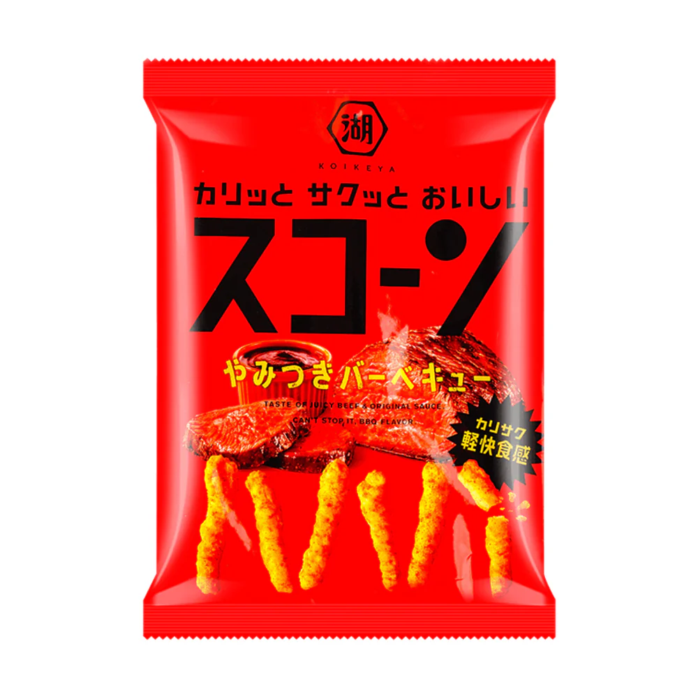 Koikeya Corn Sticks - Grilled Beef Flavor 78g - Image 2