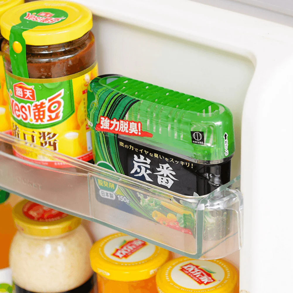 Kokubo Sumi-Ban Charcoal Fridge Deodoriser for Vegetable Drawer 150g - Image 3
