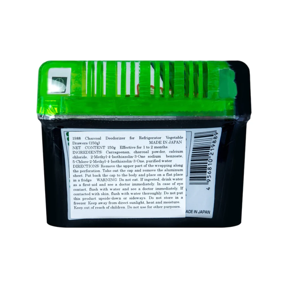 Kokubo Sumi-Ban Charcoal Fridge Deodoriser for Vegetable Drawer 150g - Image 4