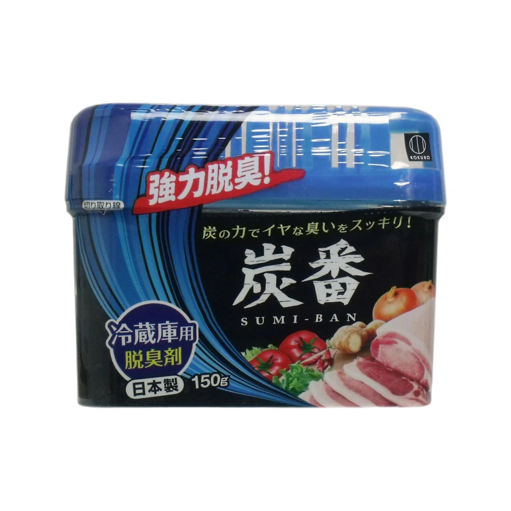 Kokubo Sumi-Ban Fridge Deodoriser with Activated Charcoal 150g - Refrigerator Odour Absorber