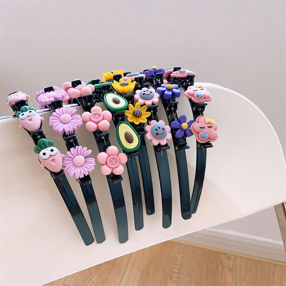 Korean Children's Hair Accessories - Sunflower Pattern Headband - Image 3