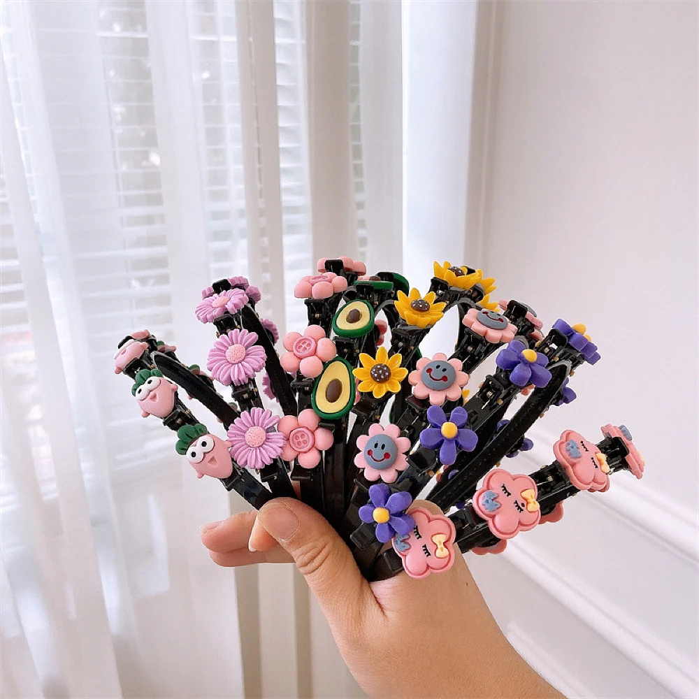 Korean Children's Hair Accessories - Sunflower Pattern Headband - Image 4