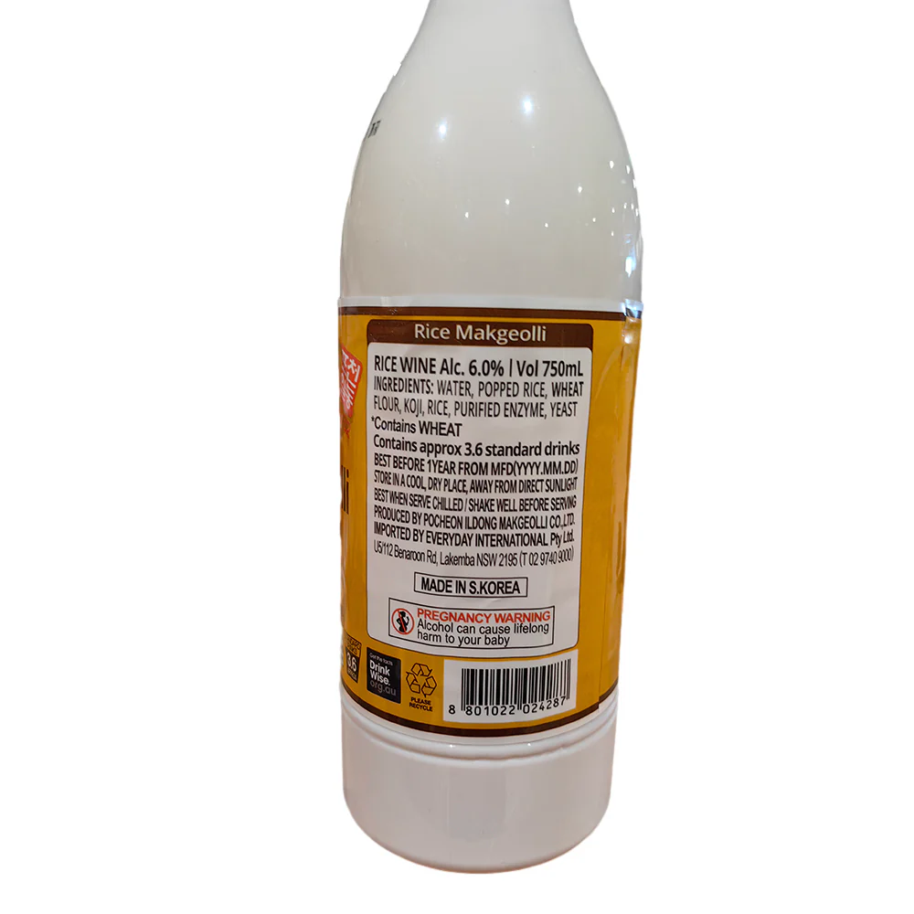 Korean Traditional Rice Wine Makgeolli 6% - 750ml - Image 2