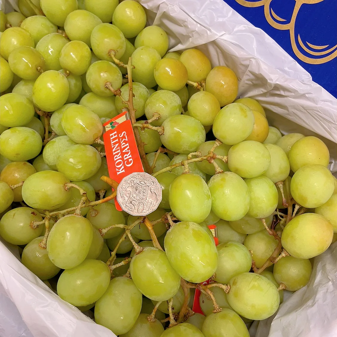 Korinth Grapes - Autumn Crisp Green Grapes - 1kg - Image 3