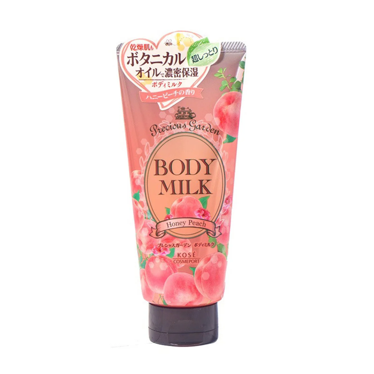 Kose Precious Garden Moisturizing Body Milk - Honey Peach Scent, 200g - Image 3