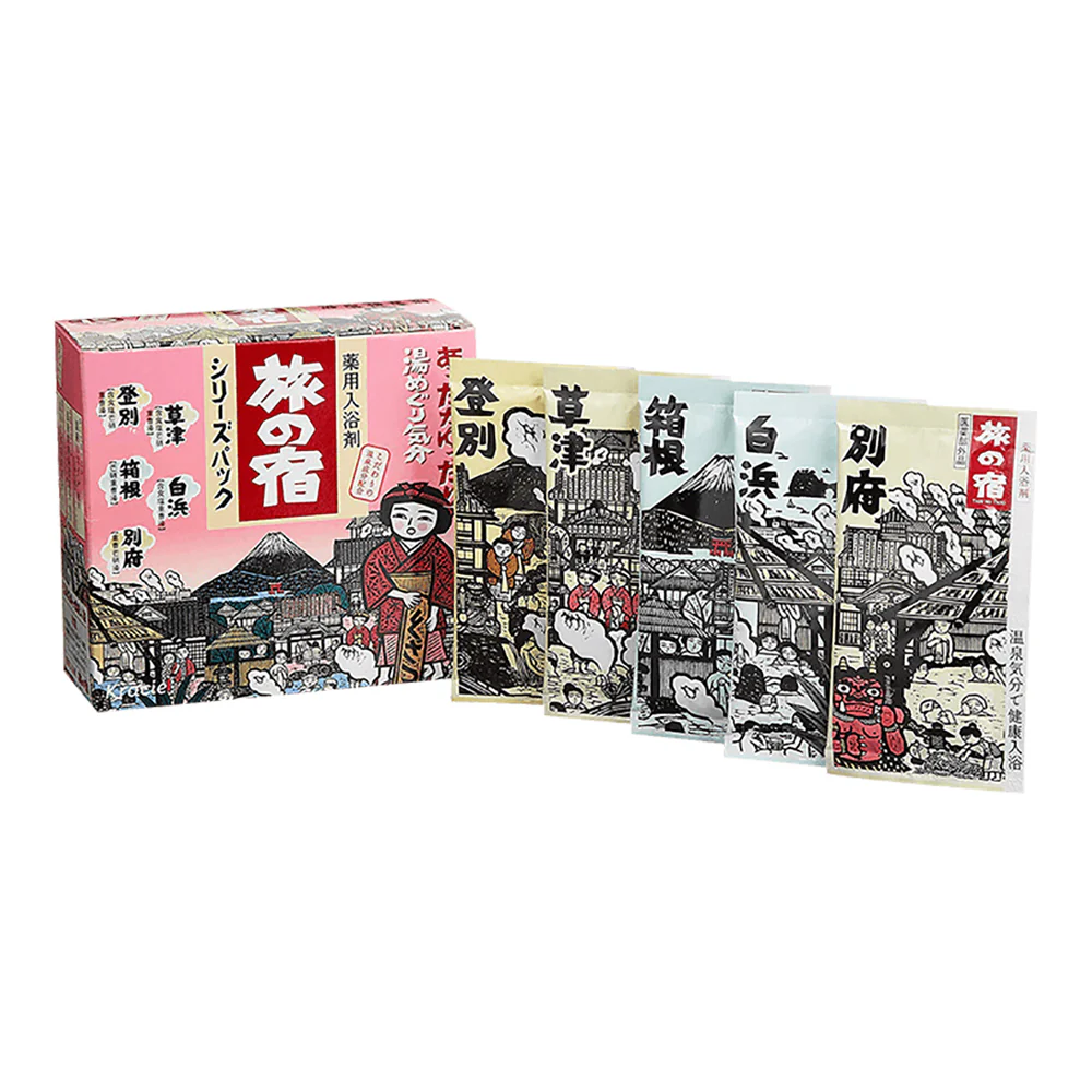 Kracie Tabino Yado Japanese Bath Powder Assortment - 25g x 13 Packs - Image 4