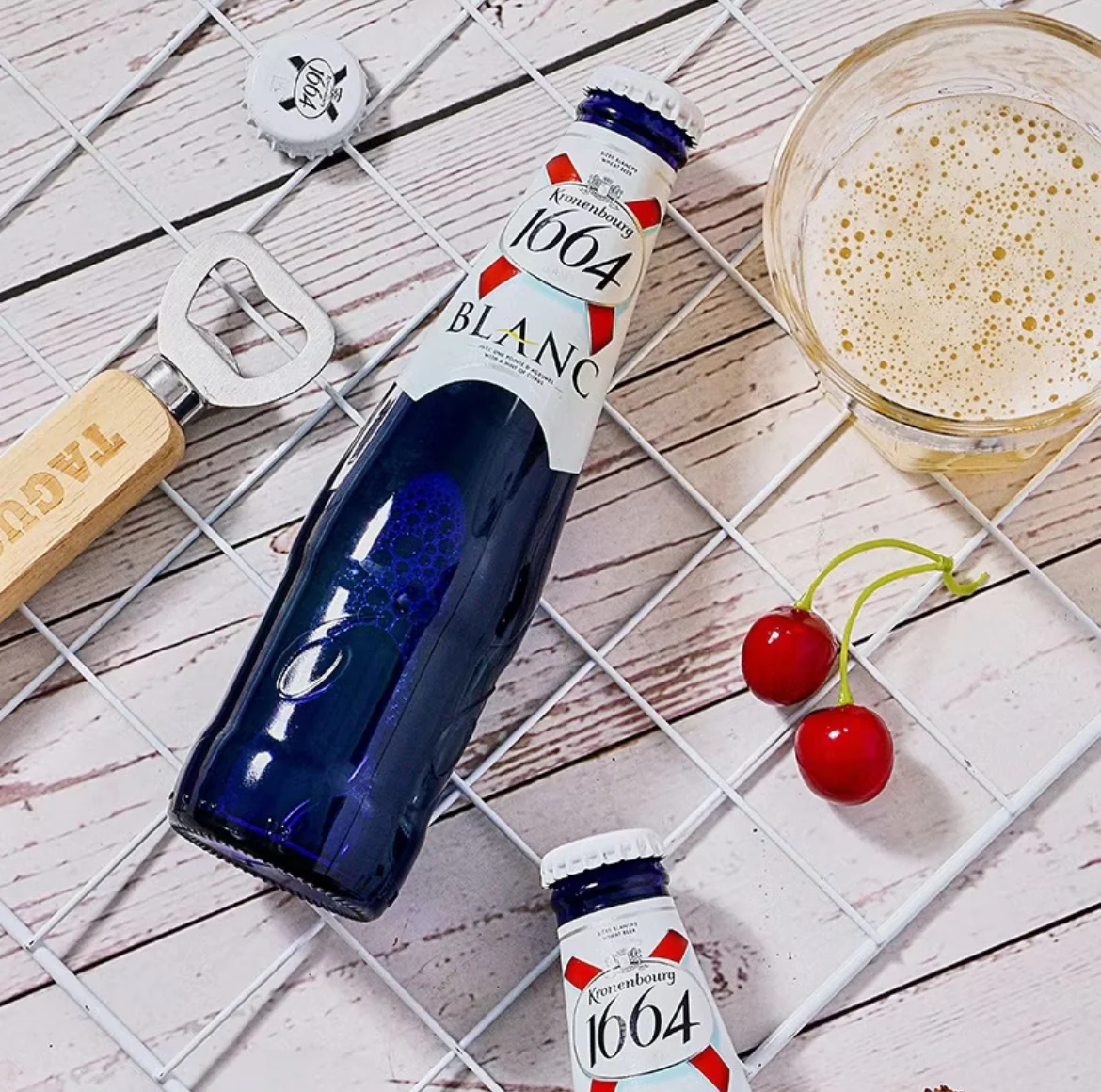 Kronenbourg 1664 Blanc French Wheat Beer 5% – 250ml x 12 Bottles - Image 2