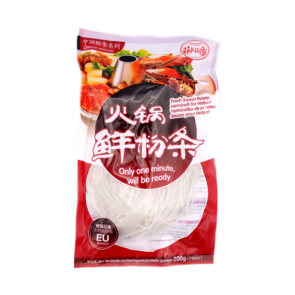 Kuai Lai Kuai Wang Fresh Sweet Potato Vermicelli for Hotpot - 200g