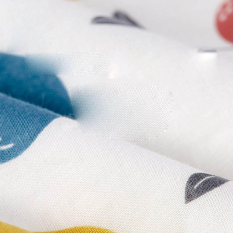KUB Sleeveless Cotton Gauze Split-Leg Sleeping Bag - Fruit Pie, Double Layer, 100cm - Image 3