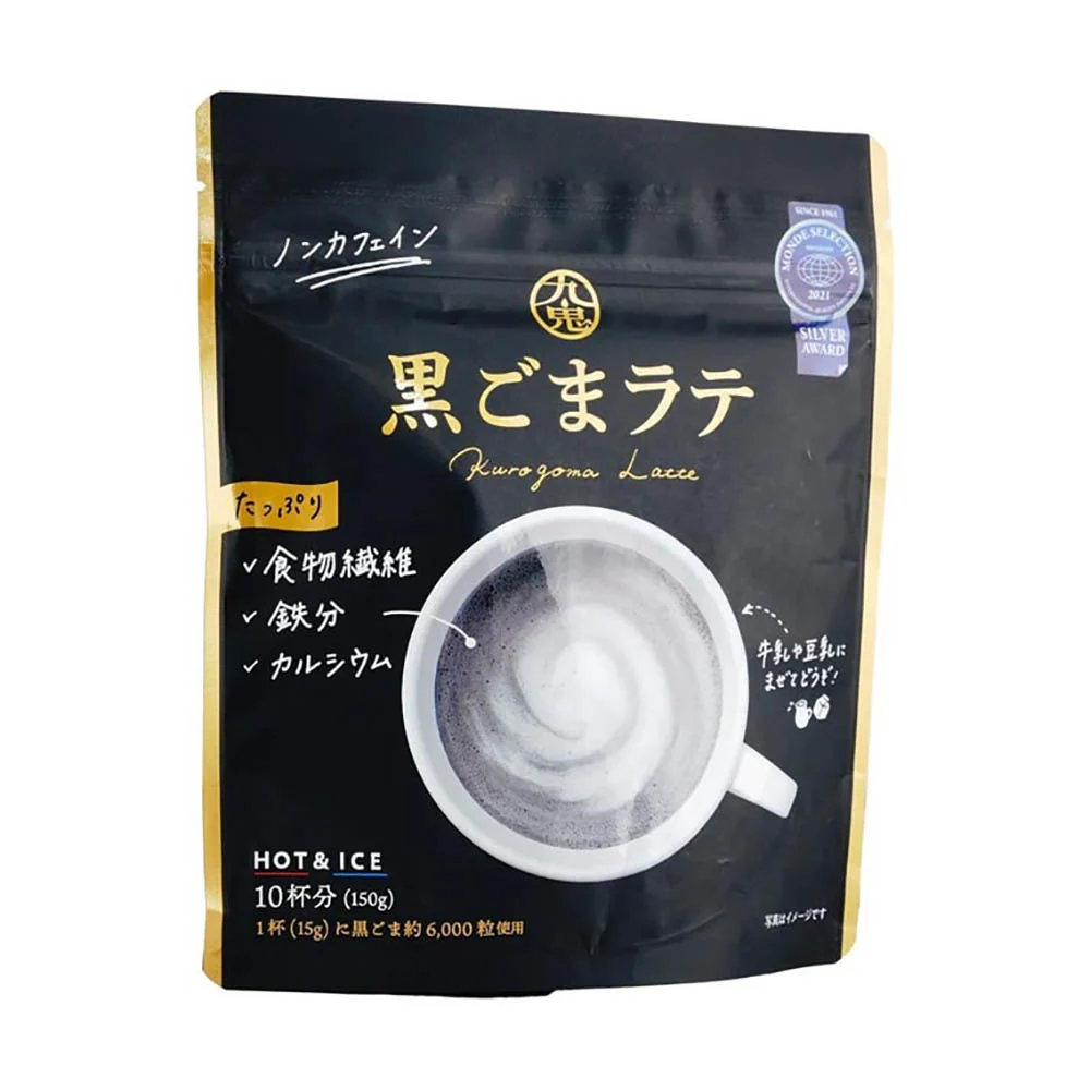 Kuki Instant Black Sesame Latte Coffee - 150g - Image 2