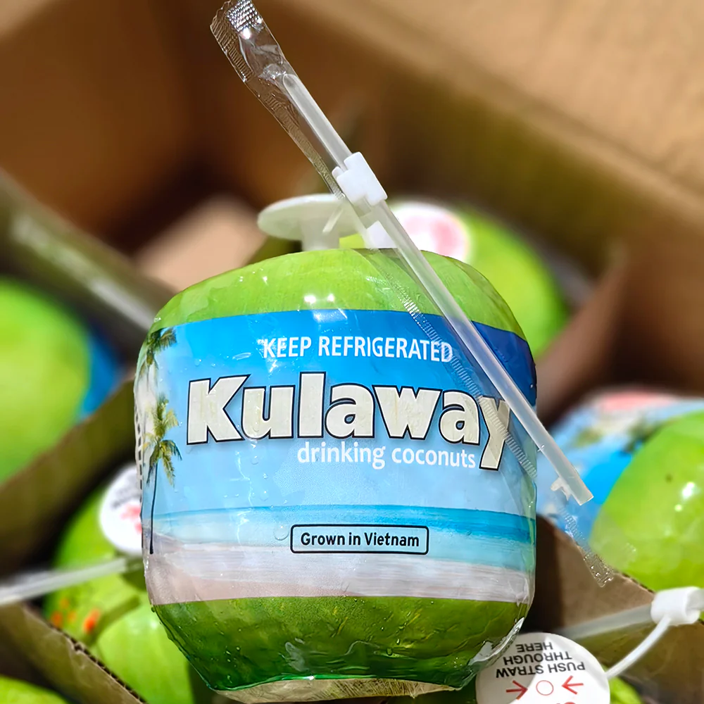 Kulaway Easy Open Young Coconuts - Box of 9 - Image 2