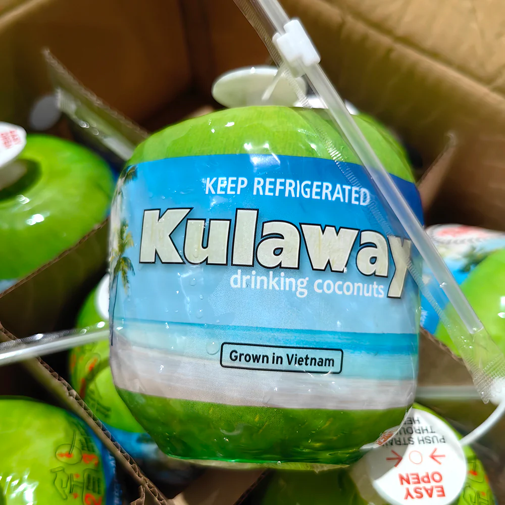 Kulaway Easy Open Young Coconuts - Box of 9 - Image 3