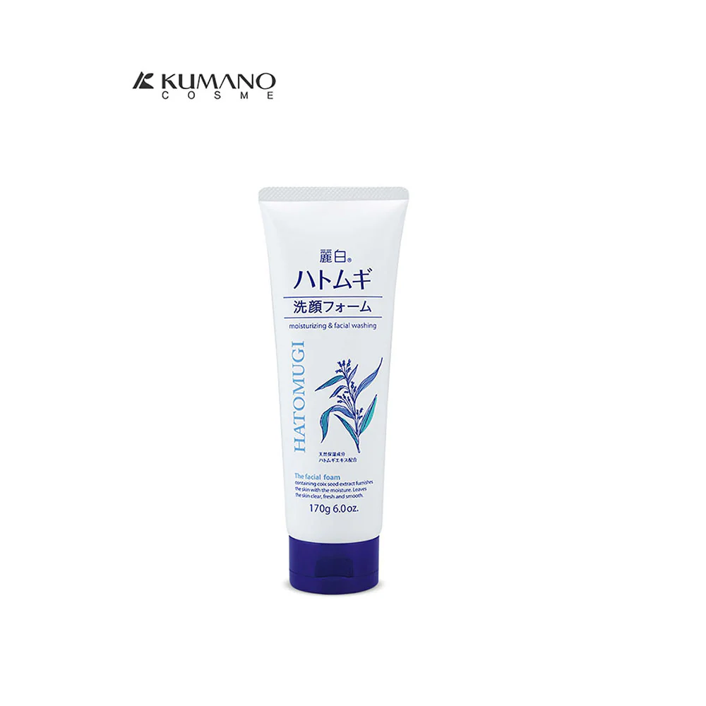 Kumano Cosme Hatomugi Moisturizing Facial Wash - 170g - Image 3