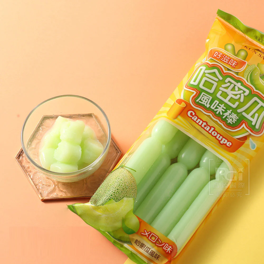 KunSaki Cantaloupe Flavored Drink Sticks - 85g x 7 Pieces - Image 2