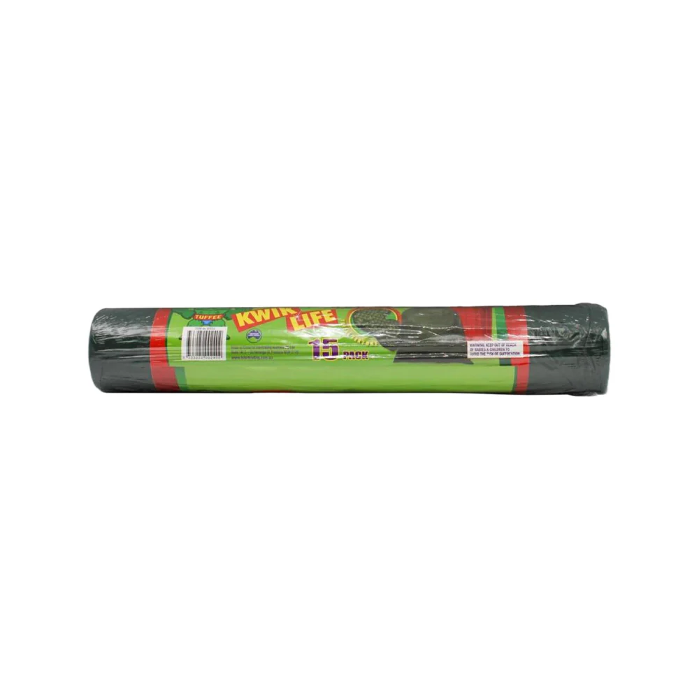 Kwik Life 56L Garbage Bags Roll – 15 Bin Liners (70 x 80cm) - Image 2