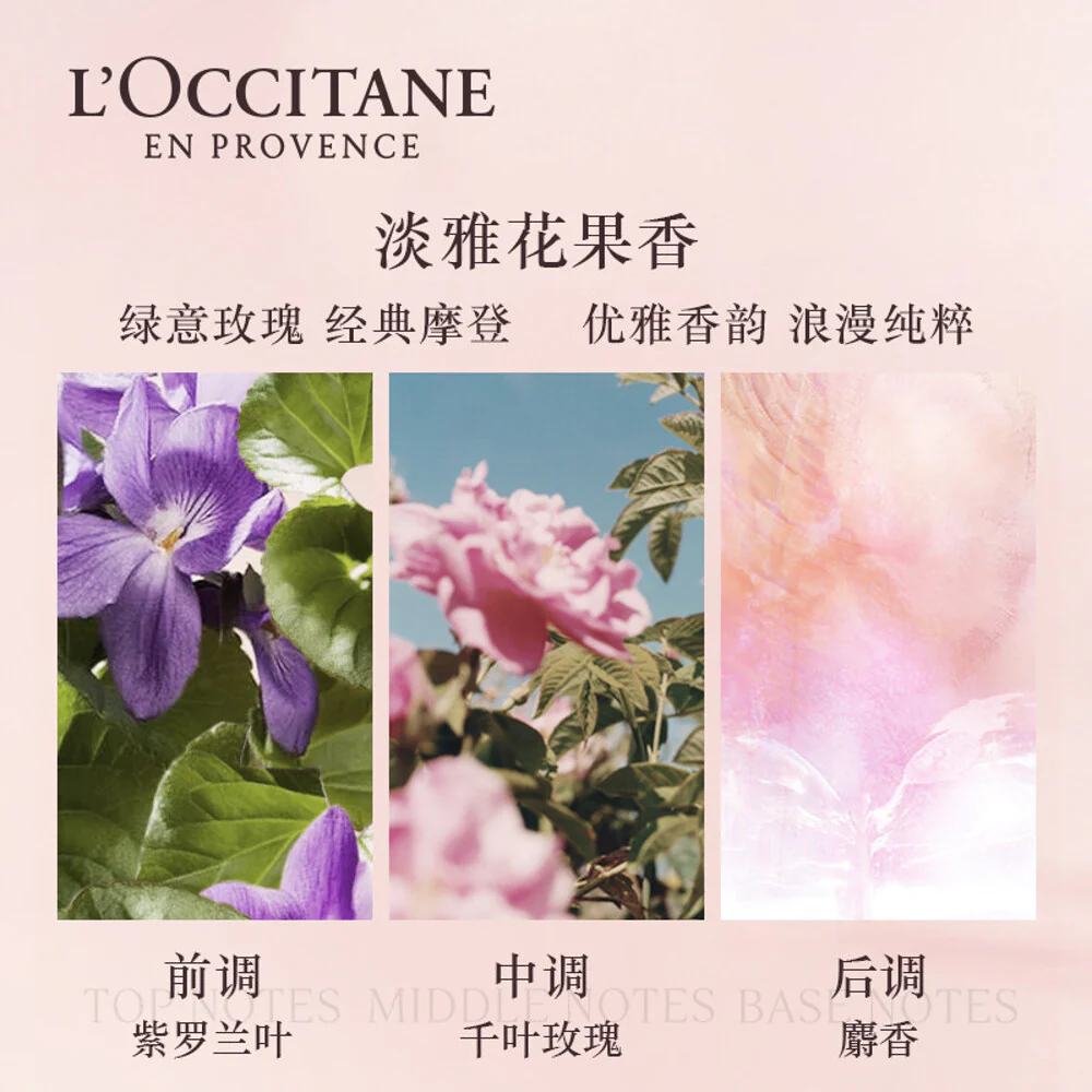 L'Occitane Rose Perfumed Body Lotion 250ml - Image 2
