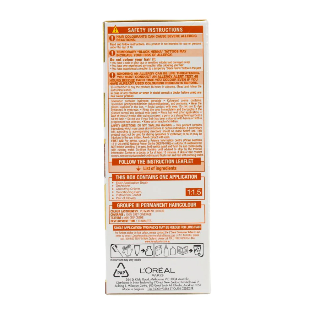 L'Oréal Paris Age Perfect Hair Colour 7.32 Dark Gold Rose Blonde – For Mature, Grey Hair - Image 3