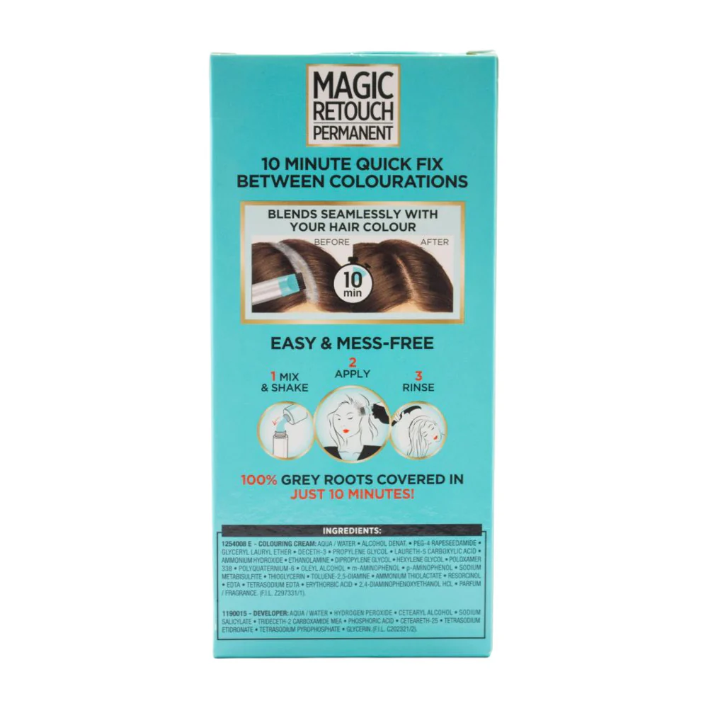 L'Oréal Paris Magic Retouch Permanent Root Touch-Up Hair Colour 6 Light Brown - Image 4
