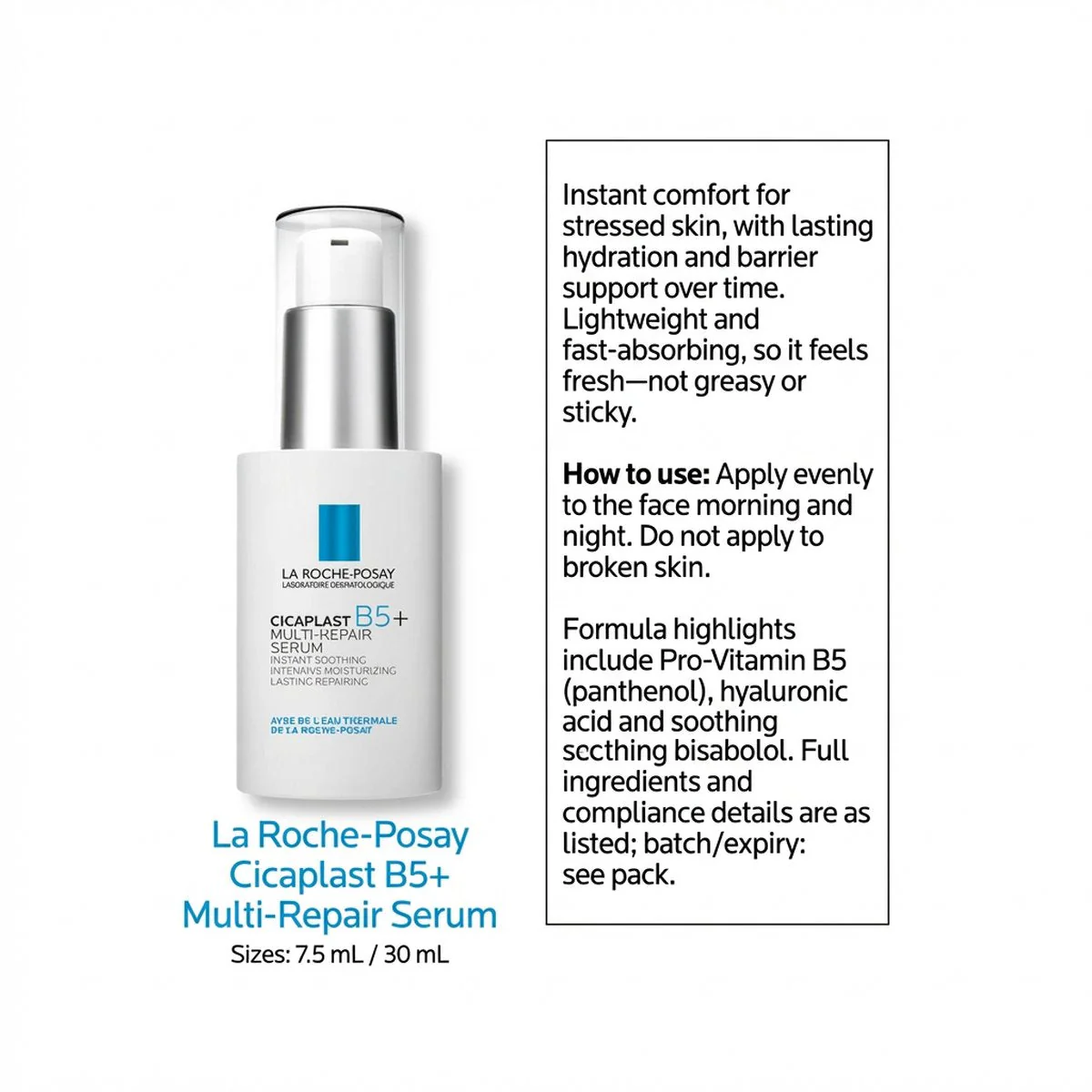 La Roche-Posay Cicaplast B5+ Multi-Repair Serum 30ml - Image 5
