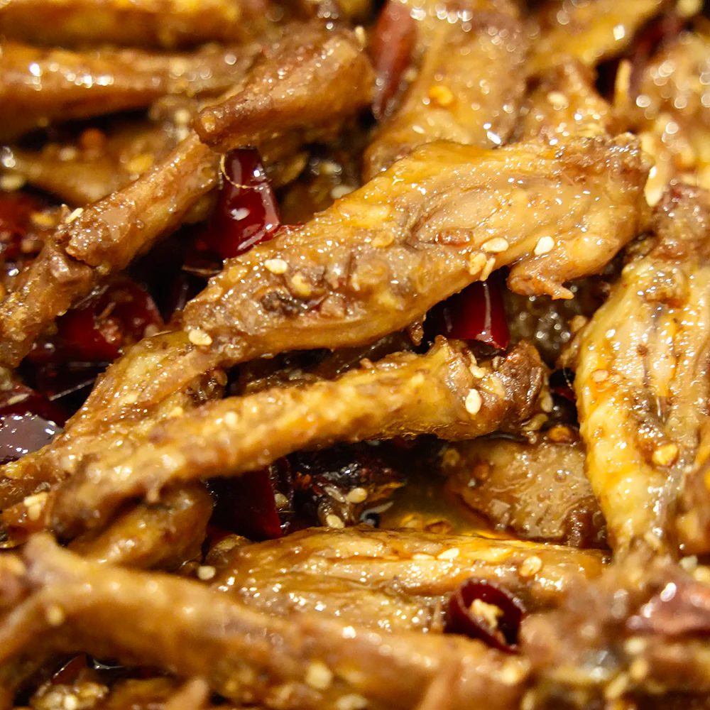 Laiji Cold Spicy Chicken Wing Tips - 150g - Image 3
