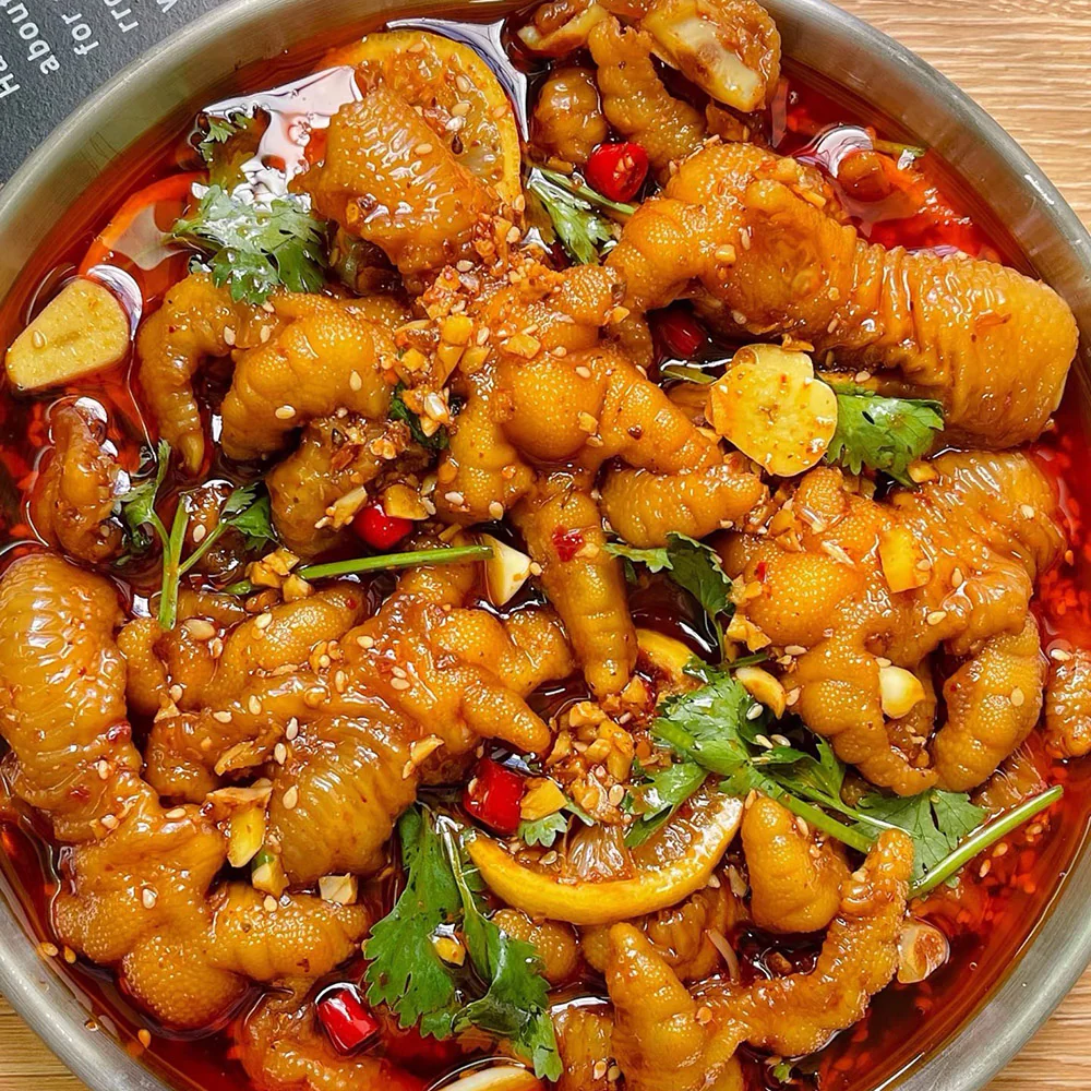 Laiji Spicy and Sour Boneless Chicken Feet - 200g