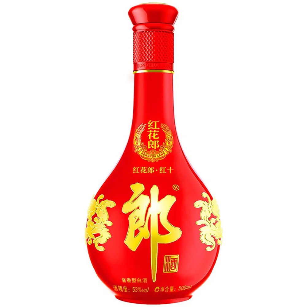 Langjiu Honghualang 10-Year Moutai-Flavor Baijiu 53% - 500ml - Image 3