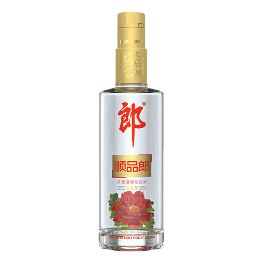Langjiu Shunpin Lang Mixed-Aroma Baijiu 45% ABV 480ml (Gold Cap)