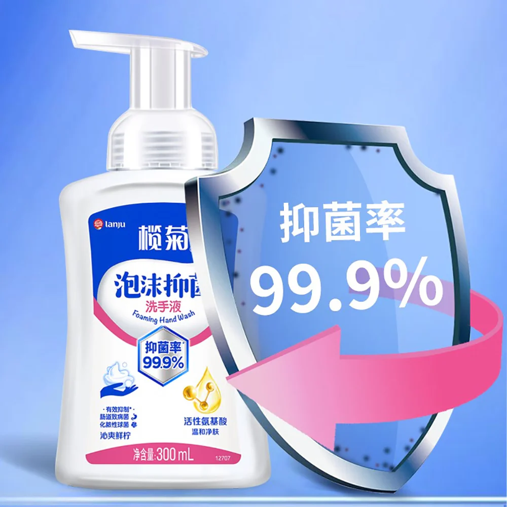 Lanju Antibacterial Hand Wash - 450ml - Image 4