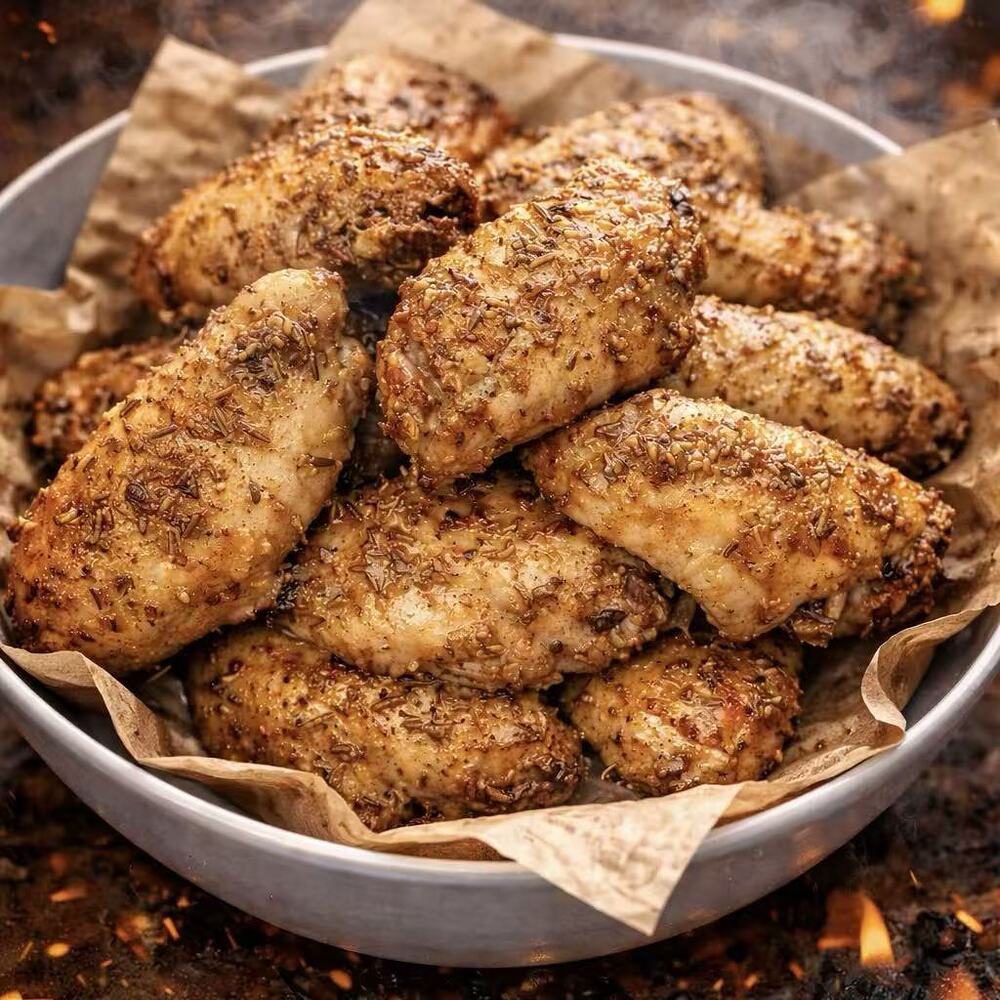 Lao Hankou Cumin BBQ Chicken Mid Wings (Frozen) 1kg