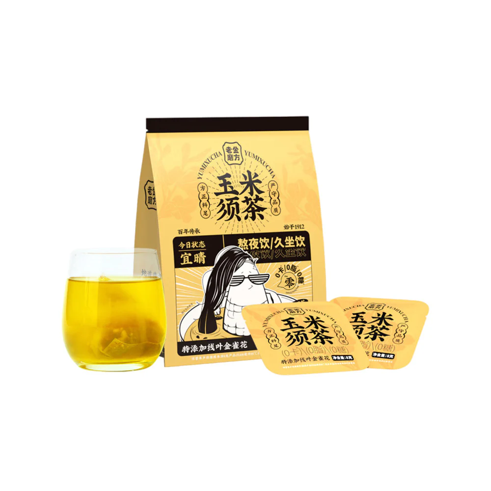 Lao Jin Mo Fang Corn Silk Tea - 15 Bags, 120g