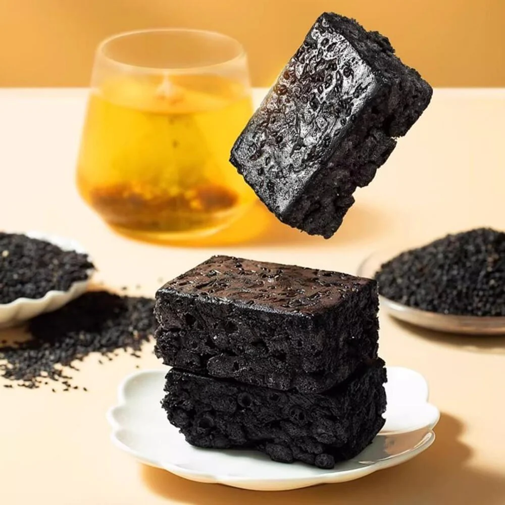 Lao Jin Mo Fang Five-Black Milk Cap Sachima 250g - Chinese Pastry Bars - Image 3