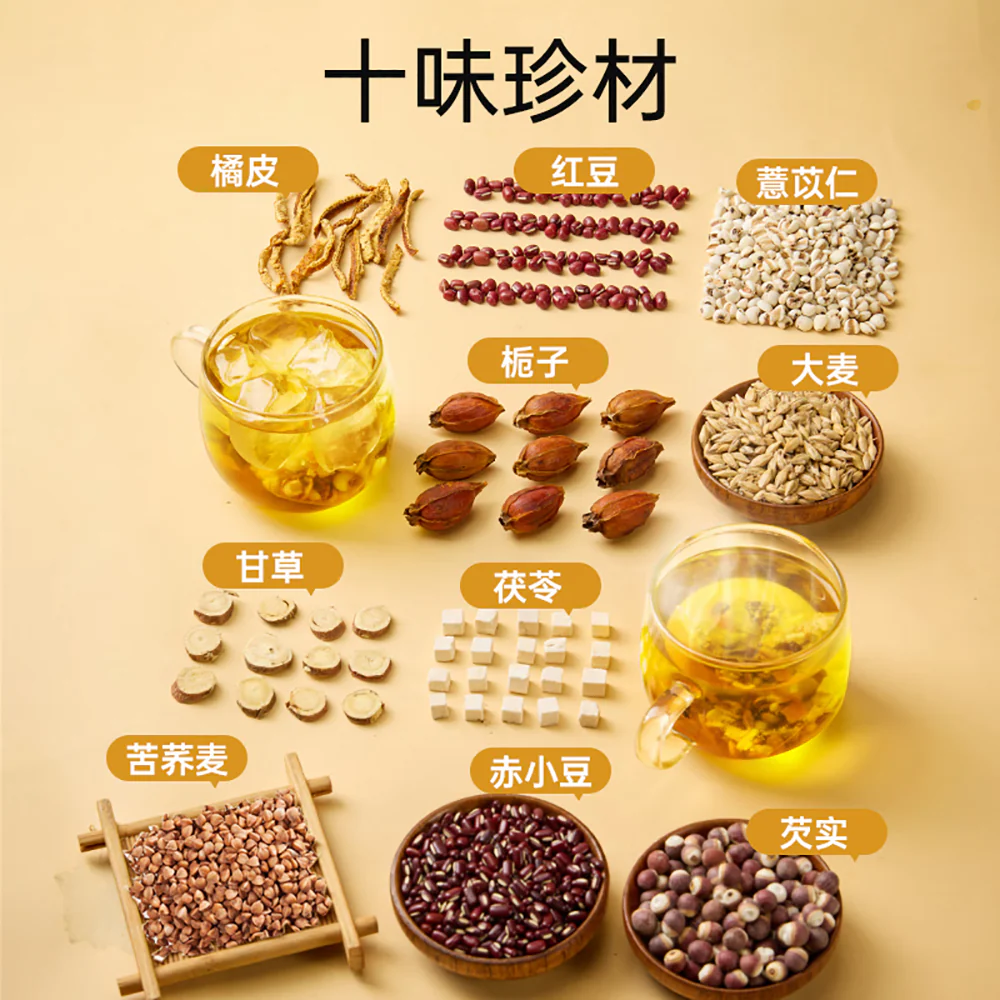 Lao Jin Mo Fang Five Finger Peach and Poria Tea Bags - 120g - Image 5