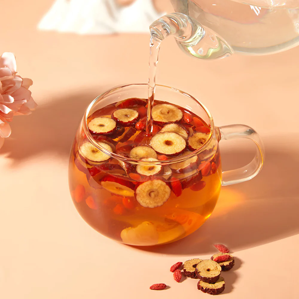 Lao Jin Mo Fang Longan Red Date Goji Berry Tea - 15 Bags, 120g - Image 4