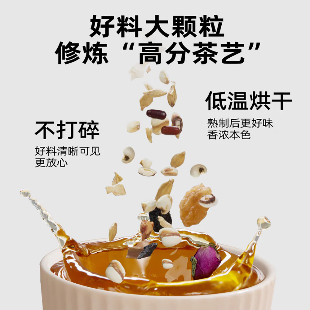 Lao Jin Mo Fang Red Ginseng Ejiao Rose Tea Bags - 120g - Image 2