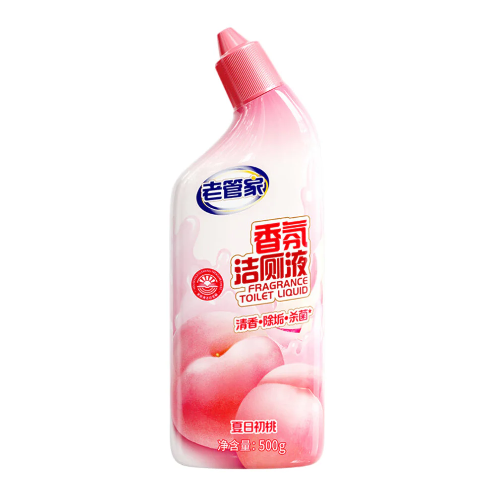 LaoGuanJia Fragrance Toilet Cleaner – White Peach Scent 500ml - Image 5