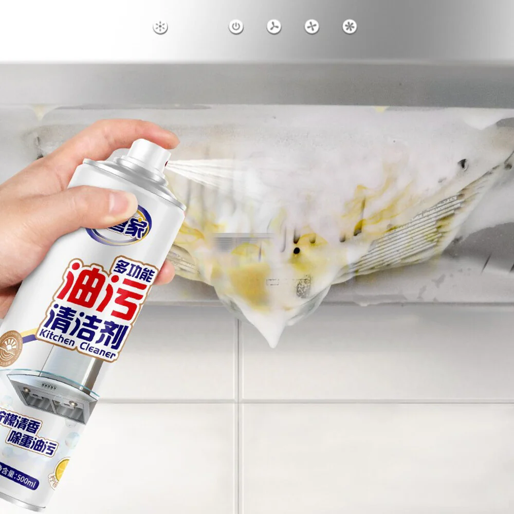 Laoguanjia Multi-Purpose Kitchen Grease Cleaner Spray 500ml – Citrus Scent Heavy-Duty Degreaser - Image 2